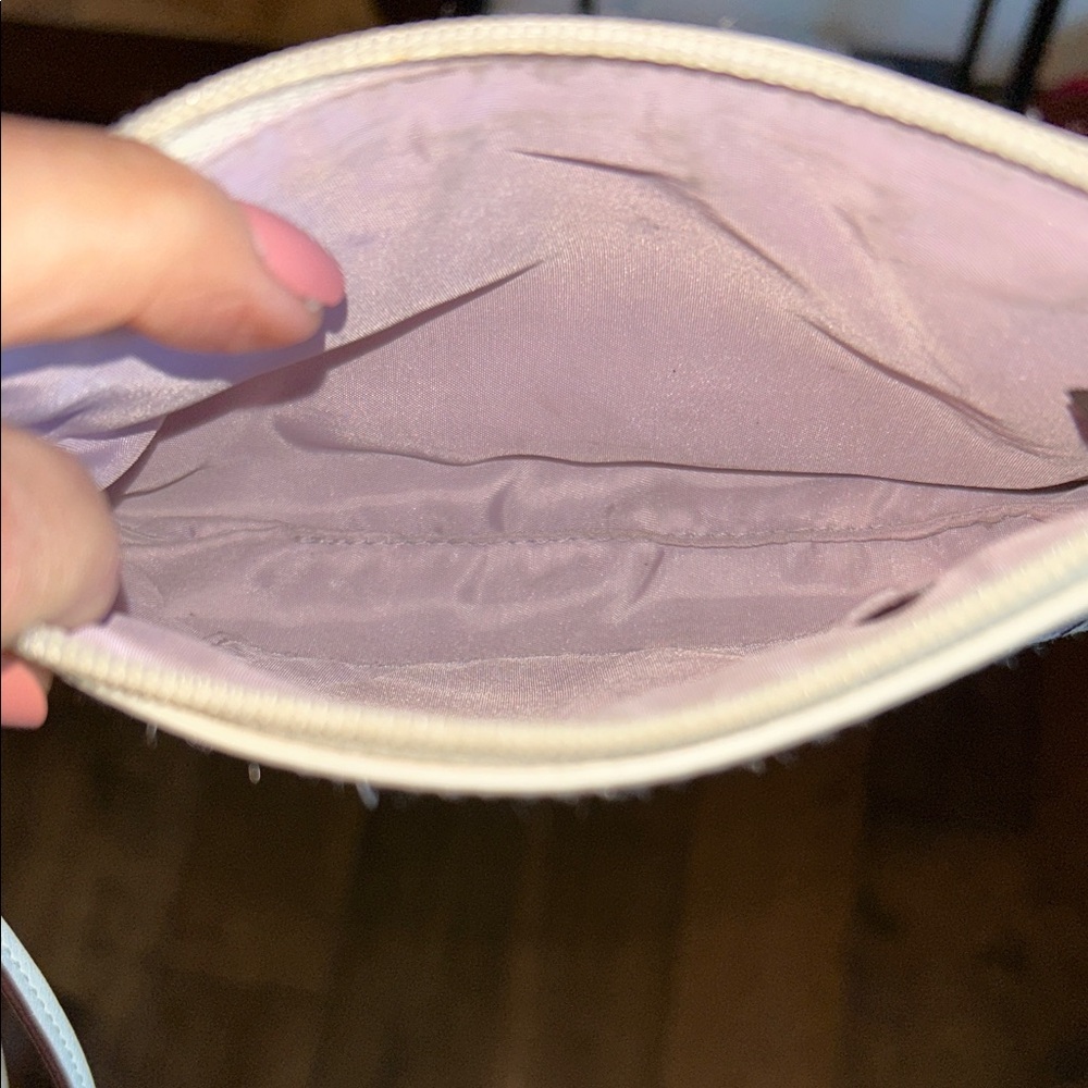 Coach Purple and Cream Wristlet - Picture 14 of 15
